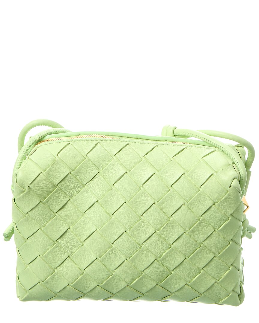 B V  - Ameliaop Mini Intrecciato Leather Camera Bag