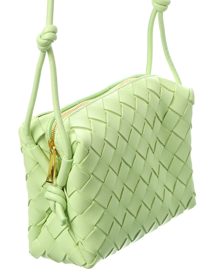 B V  - Ameliaop Mini Intrecciato Leather Camera Bag