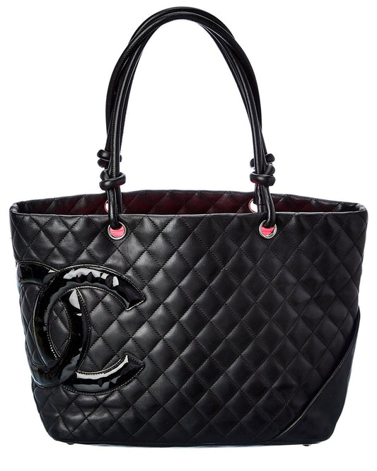 Chanel Cambon Large Tote Black Bag