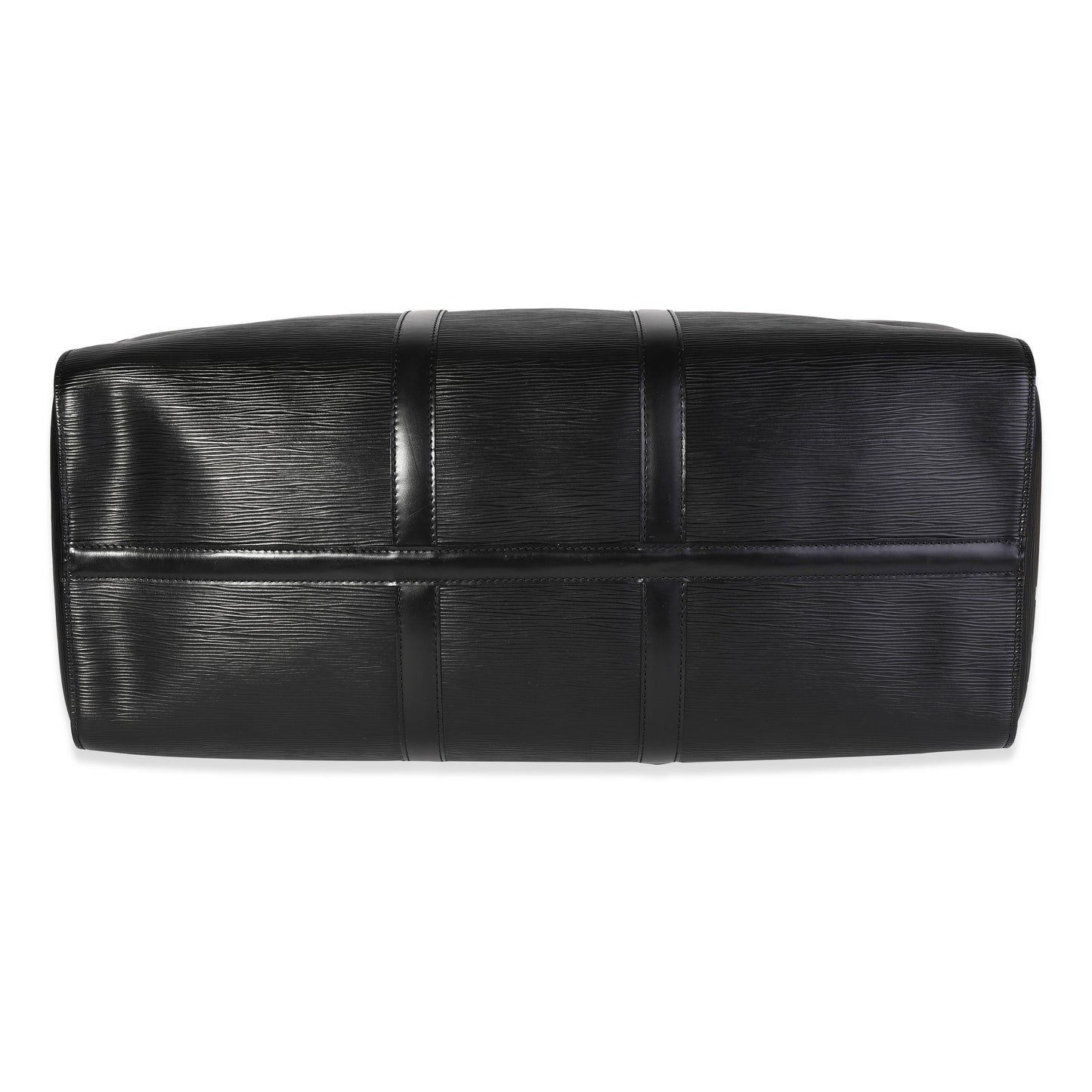Louis Vuitton Black Epi Leather Keepall 50