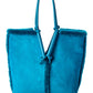 B V  - Bolster Shearling & Leather Tote