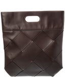 B V  - Maxi Intrecciato Leather Tote