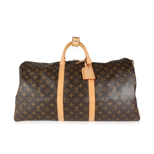 Louis Vuitton Louis Vuitton Monogram Canvas Keepall Bandoulière 55