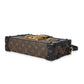 Louis Vuitton Louis Vuitton Monogram Canvas & Black Calfskin Petite Malle