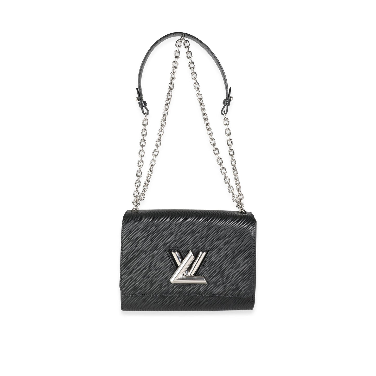Louis Vuitton Louis Vuitton Black Epi Leather Twist Chain MM