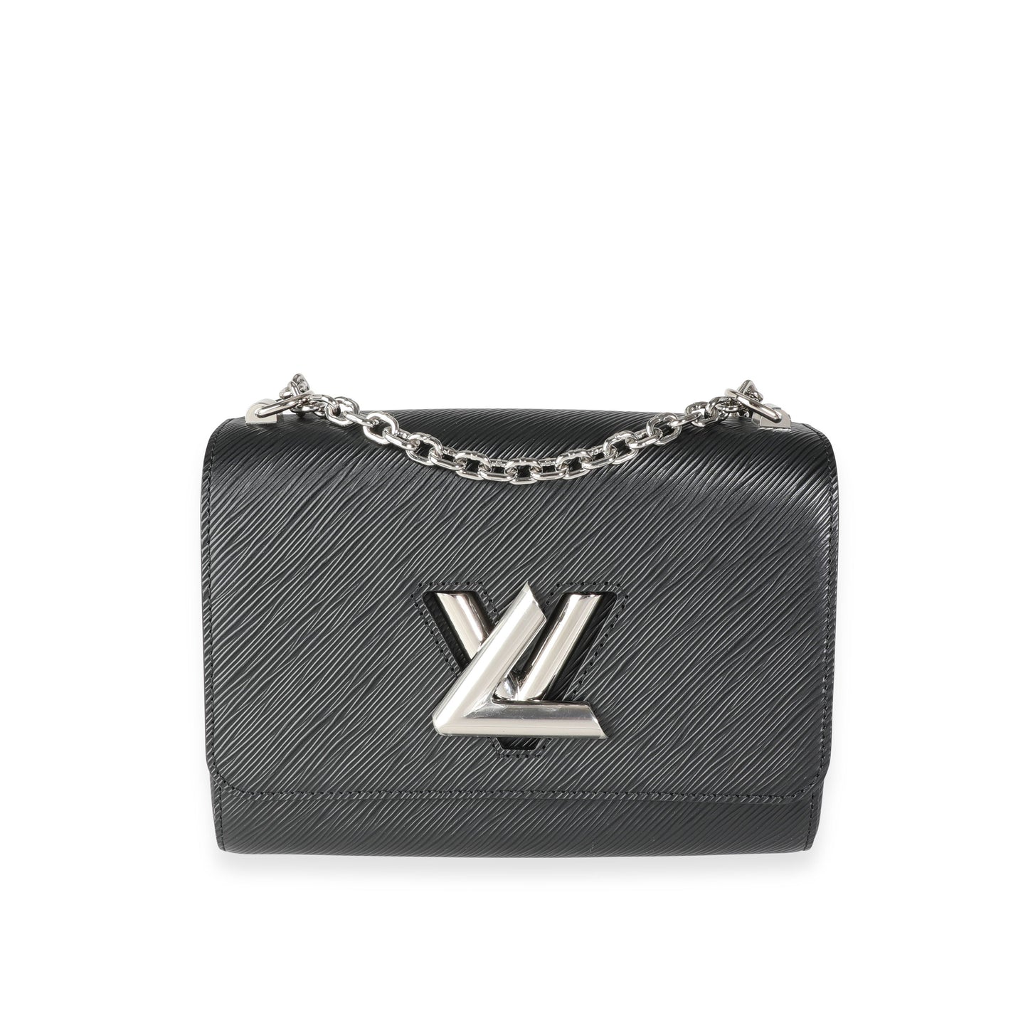 Louis Vuitton Louis Vuitton Black Epi Leather Twist Chain MM
