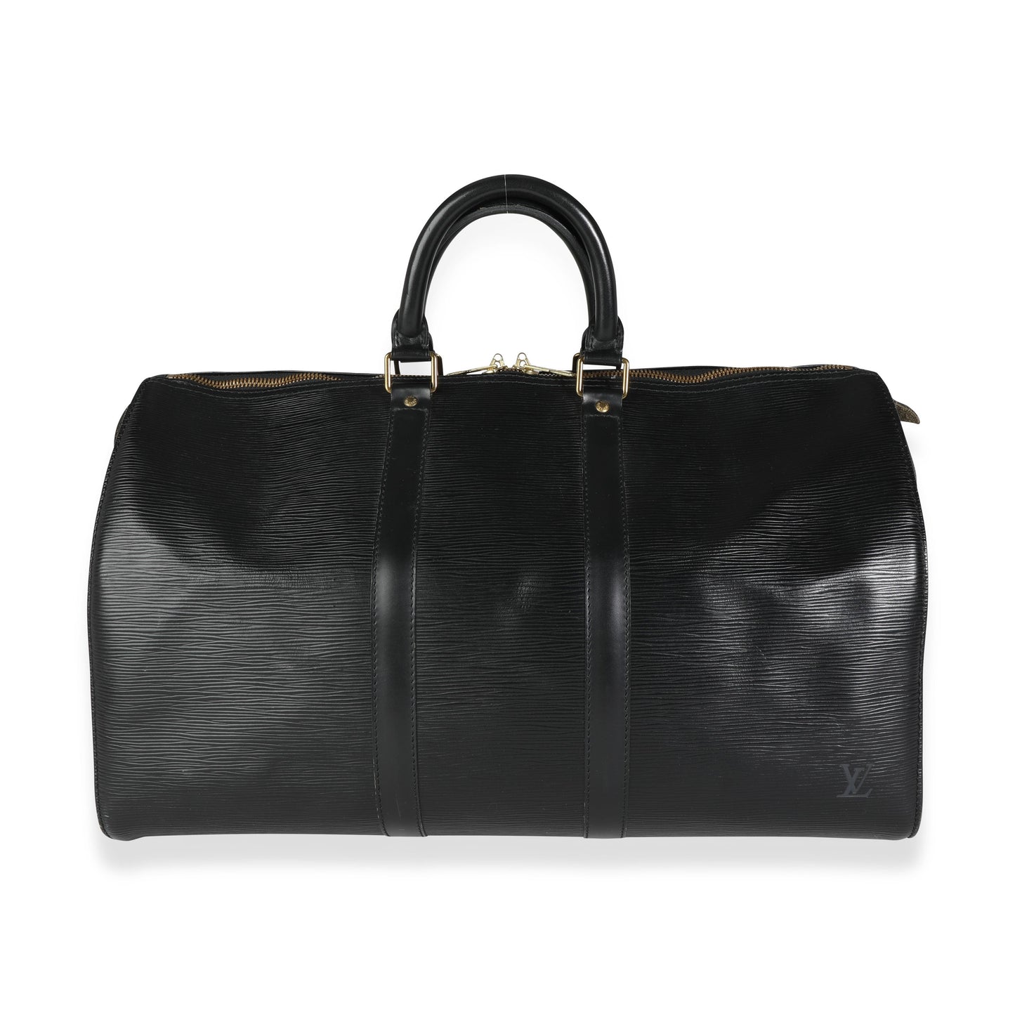 Louis Vuitton Louis Vuitton Black Epi Leather Keepall 50