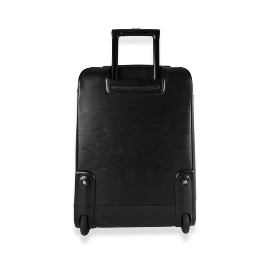 Louis Vuitton Louis Vuitton Black Epi Leather Pégase 50 Suitcase