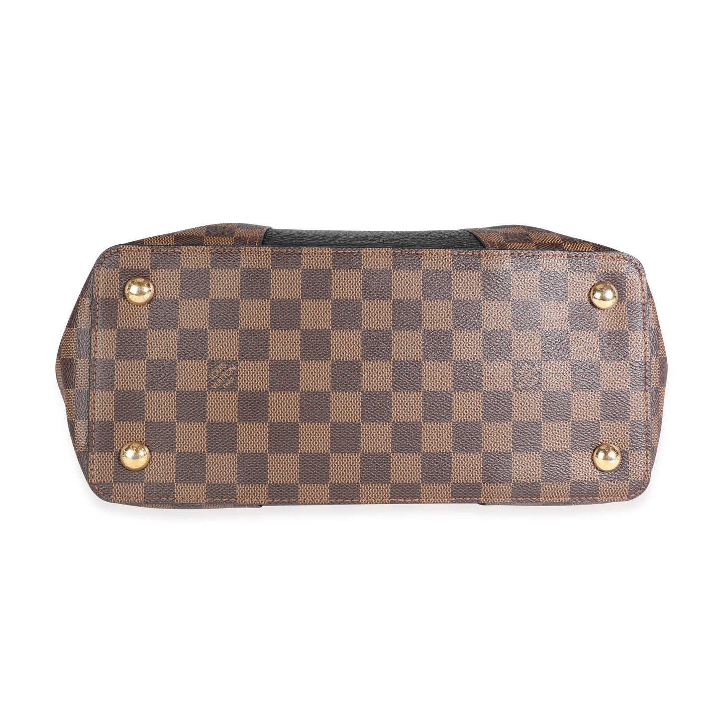 Louis Vuitton Louis Vuitton Damier Ebene Canvas & Taurillon Leather Jersey Tote Bag