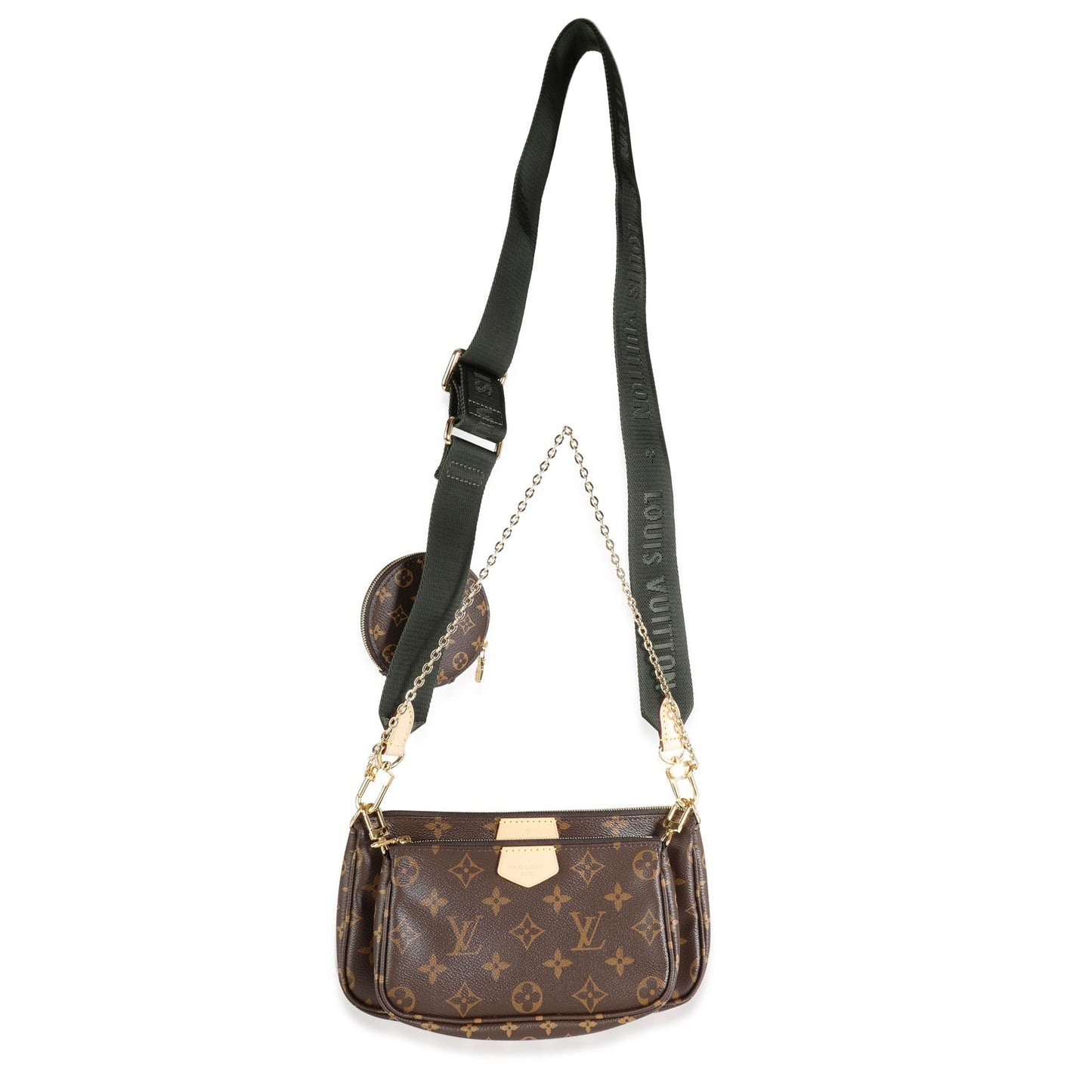 Louis Vuitton Louis Vuitton Monogram Canvas & Khaki Multi-Pochette Accessoires