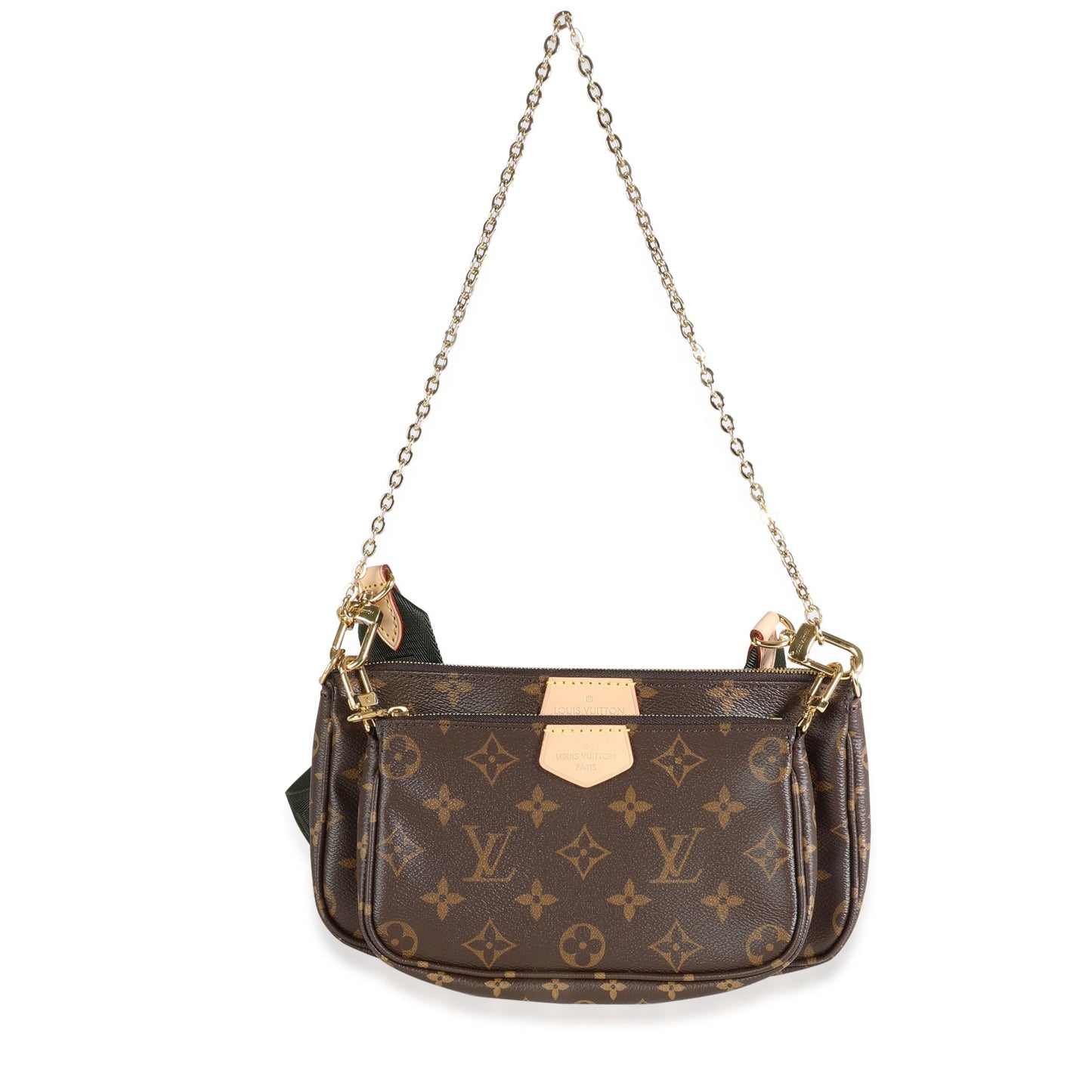 Louis Vuitton Louis Vuitton Monogram Canvas & Khaki Multi-Pochette Accessoires