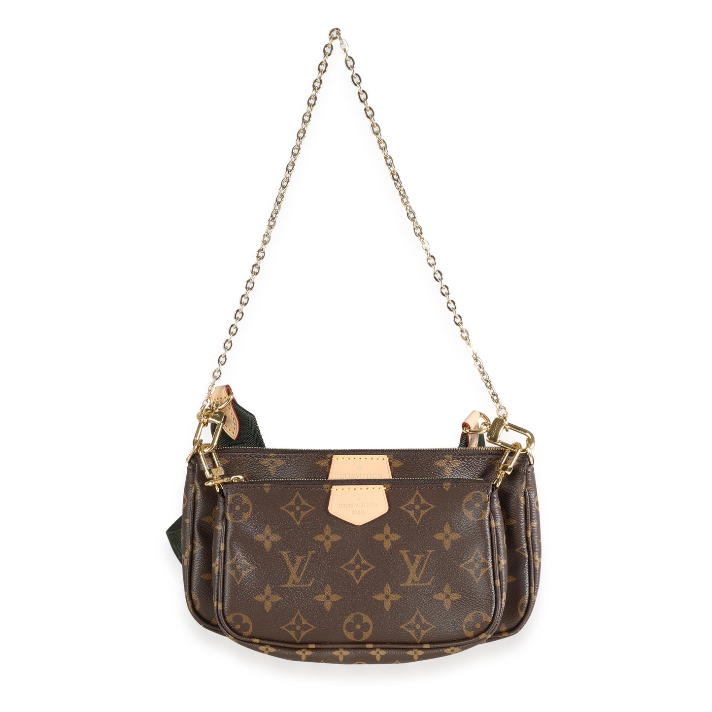 Louis Vuitton Louis Vuitton Monogram Canvas & Khaki Multi-Pochette Accessoires