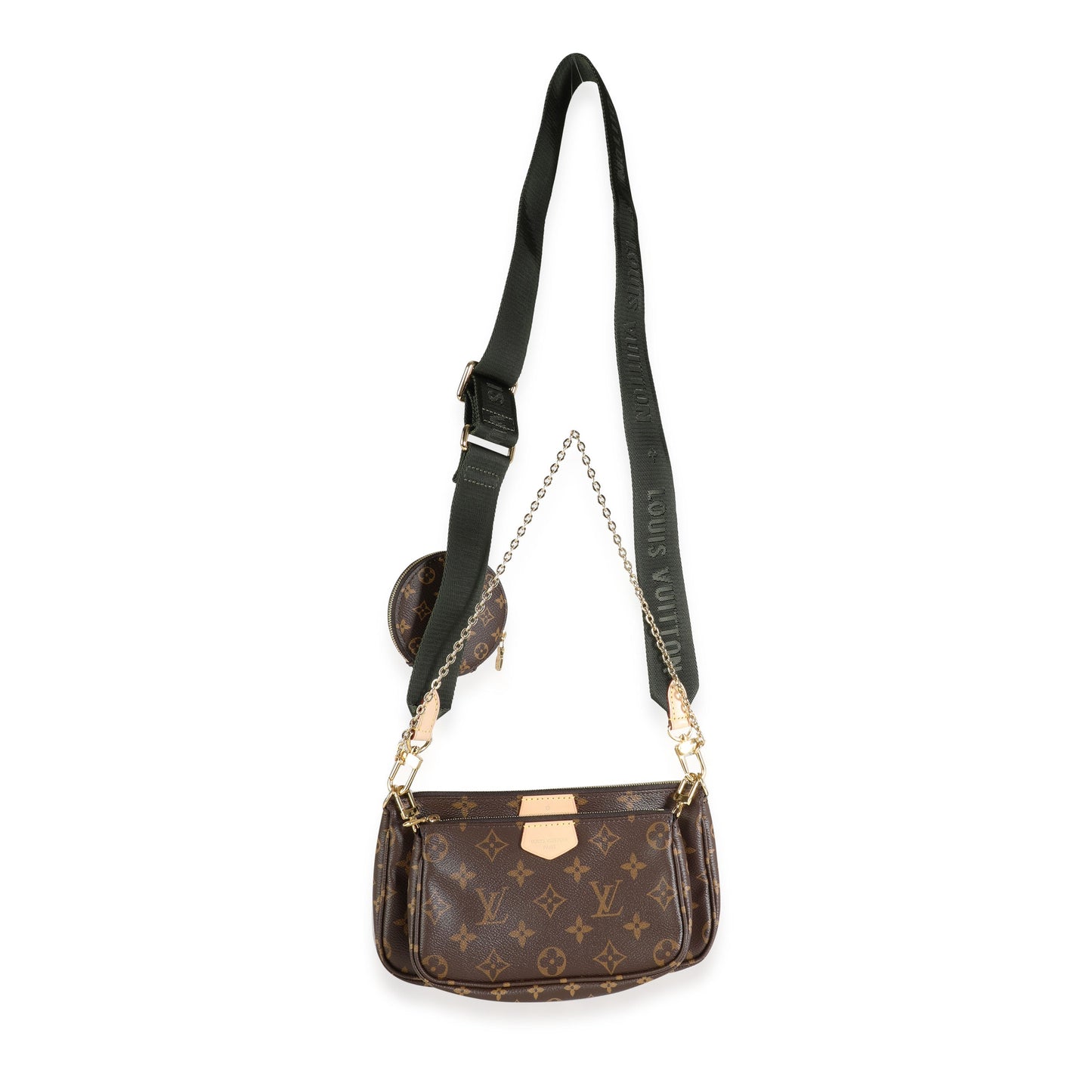 Louis Vuitton Louis Vuitton Monogram Canvas & Khaki Multi-Pochette Accessoires