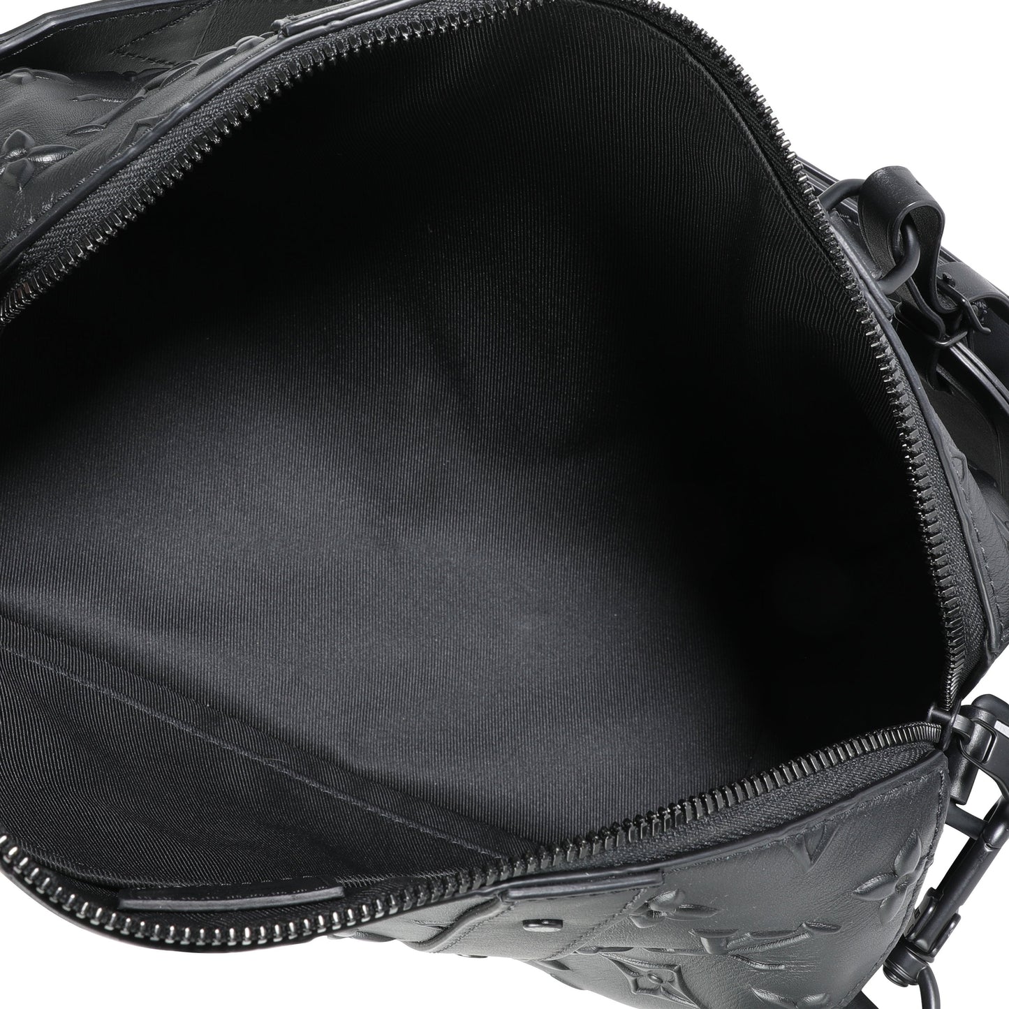 Louis Vuitton Louis Vuitton Black Monogram Seal City Keepall