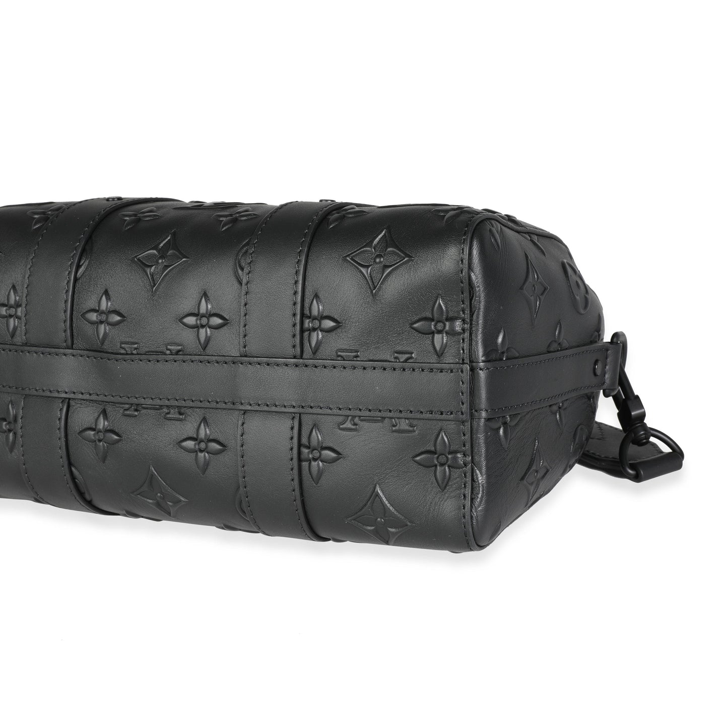 Louis Vuitton Louis Vuitton Black Monogram Seal City Keepall