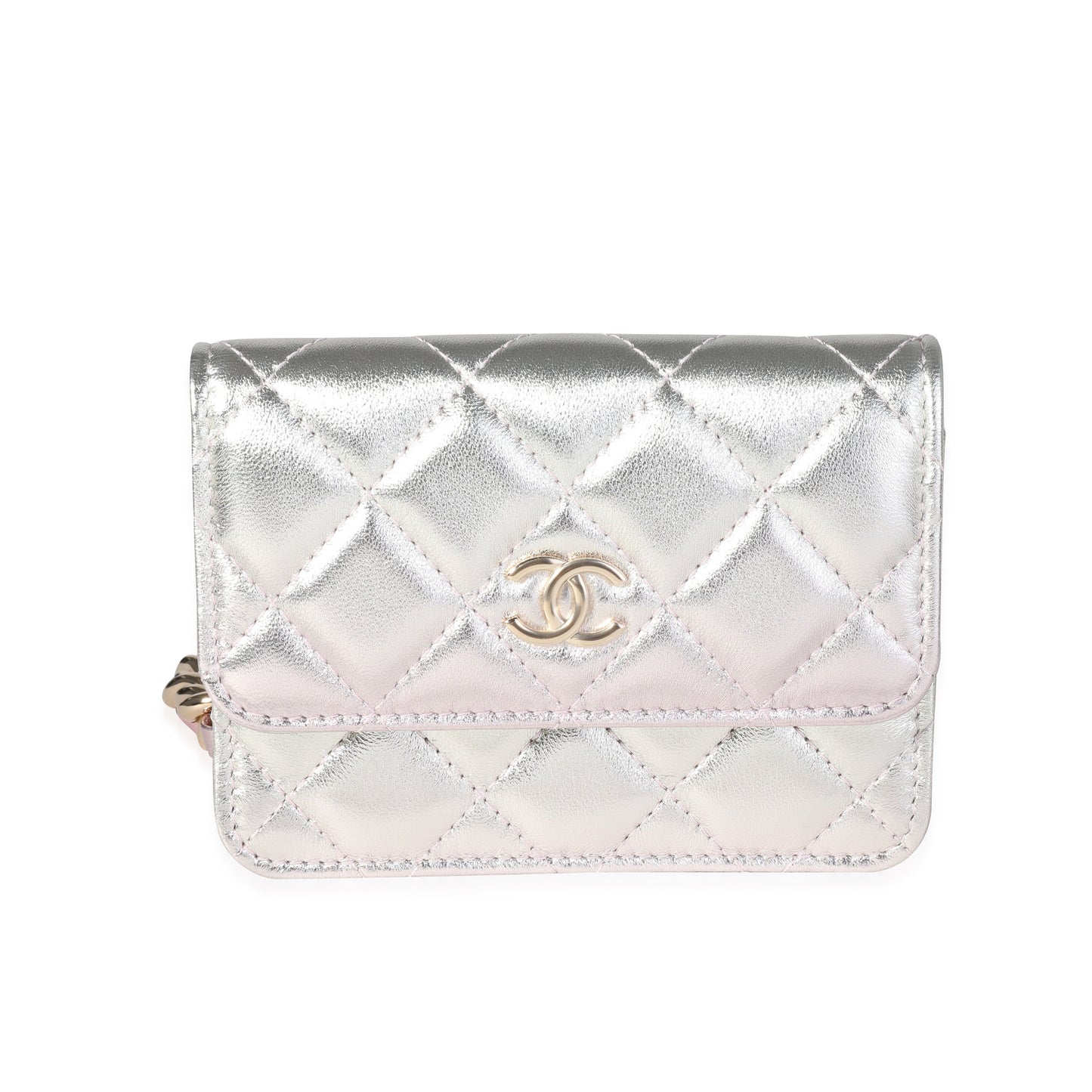 Chanel Metallic Ombre Quilted Lambskin Belt Bag