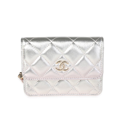 Chanel Metallic Ombre Quilted Lambskin Belt Bag