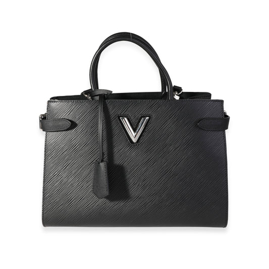 Louis Vuitton Louis Vuitton Black Epi Leather Twist Tote