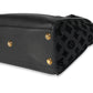 Louis Vuitton Black Grained Calfskin & Tufted Monogram On My Side MM