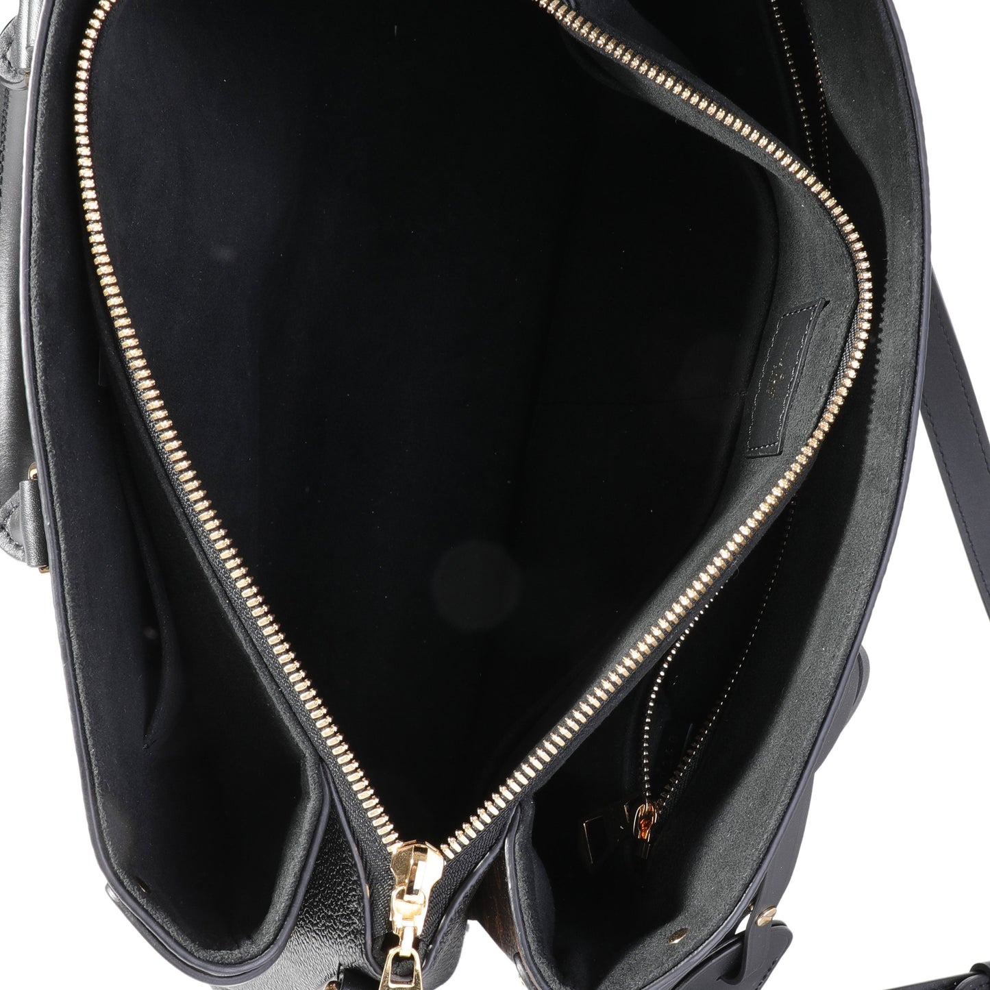 Louis Vuitton Louis Vuitton Black Leather & Monogram Canvas Soufflot MM