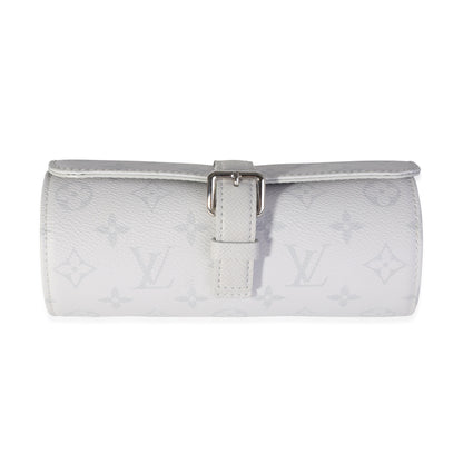 Louis Vuitton Louis Vuitton Grey Monogram Canvas 3 Watch Case