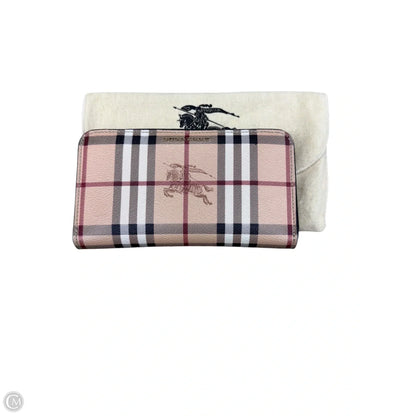 Wallet Luxury Designer By Burberry, Size: Large