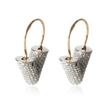 Louis Vuitton Louis Vuitton Essential V Crystal Pave Earrings