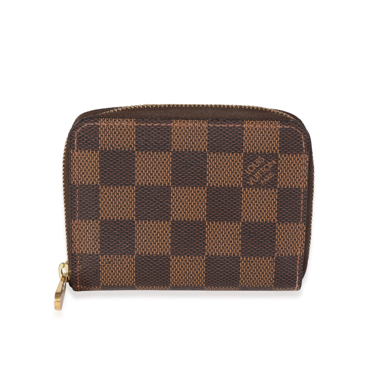 Louis Vuitton Louis Vuitton Damier Ebene Canvas Zippy Coin Purse
