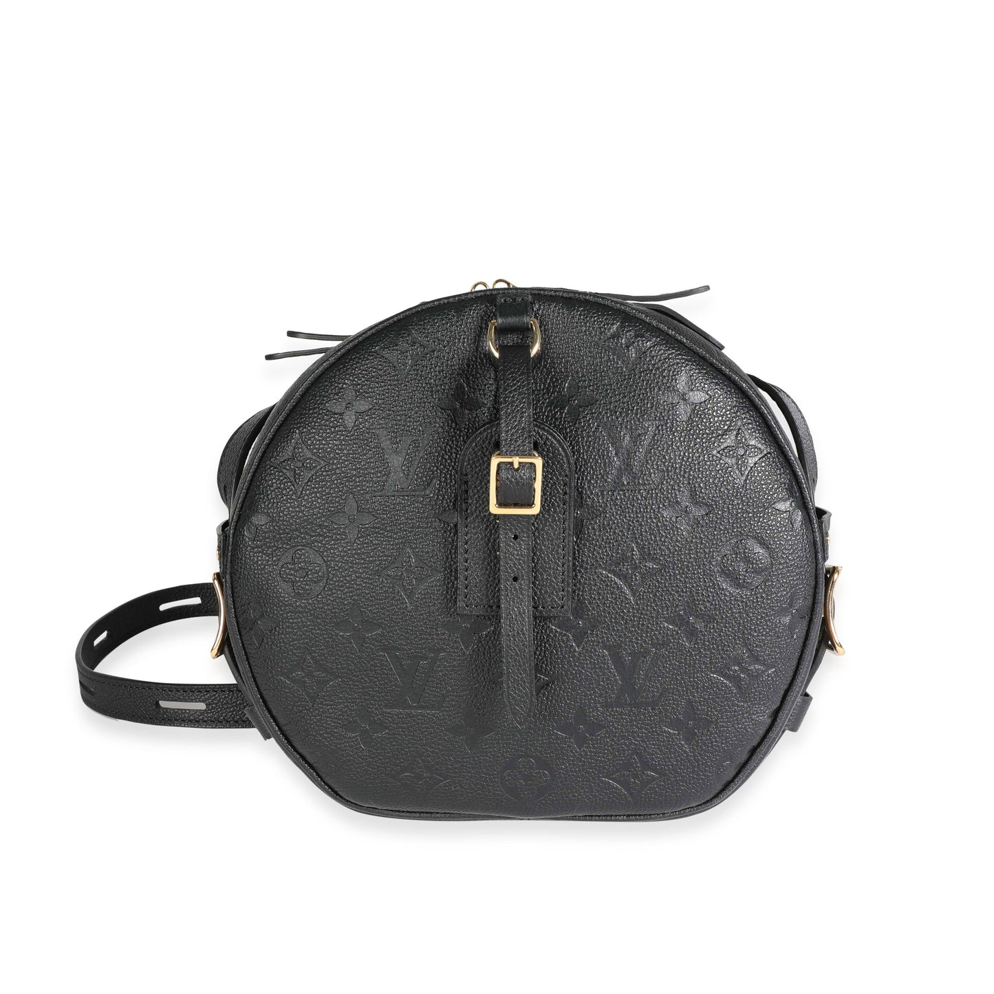 Louis Vuitton Louis Vuitton Black Empreinte Leather Boite Chapeau Souple MM
