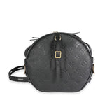 Louis Vuitton Louis Vuitton Black Empreinte Leather Boite Chapeau Souple MM