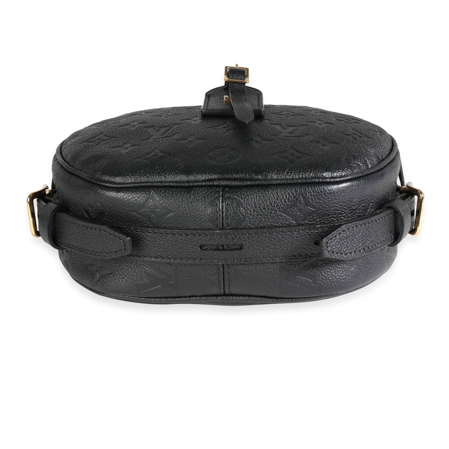Louis Vuitton Louis Vuitton Black Empreinte Leather Boite Chapeau Souple MM
