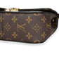 Louis Vuitton Louis Vuitton Black Vernis & Brown Monogram Canvas Cherrywood BB