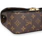 Louis Vuitton Louis Vuitton Black Vernis & Brown Monogram Canvas Cherrywood BB