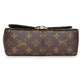 Louis Vuitton Louis Vuitton Black Vernis & Brown Monogram Canvas Cherrywood BB