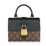 Louis Vuitton Louis Vuitton Black Leather & Monogram Canvas Locky BB