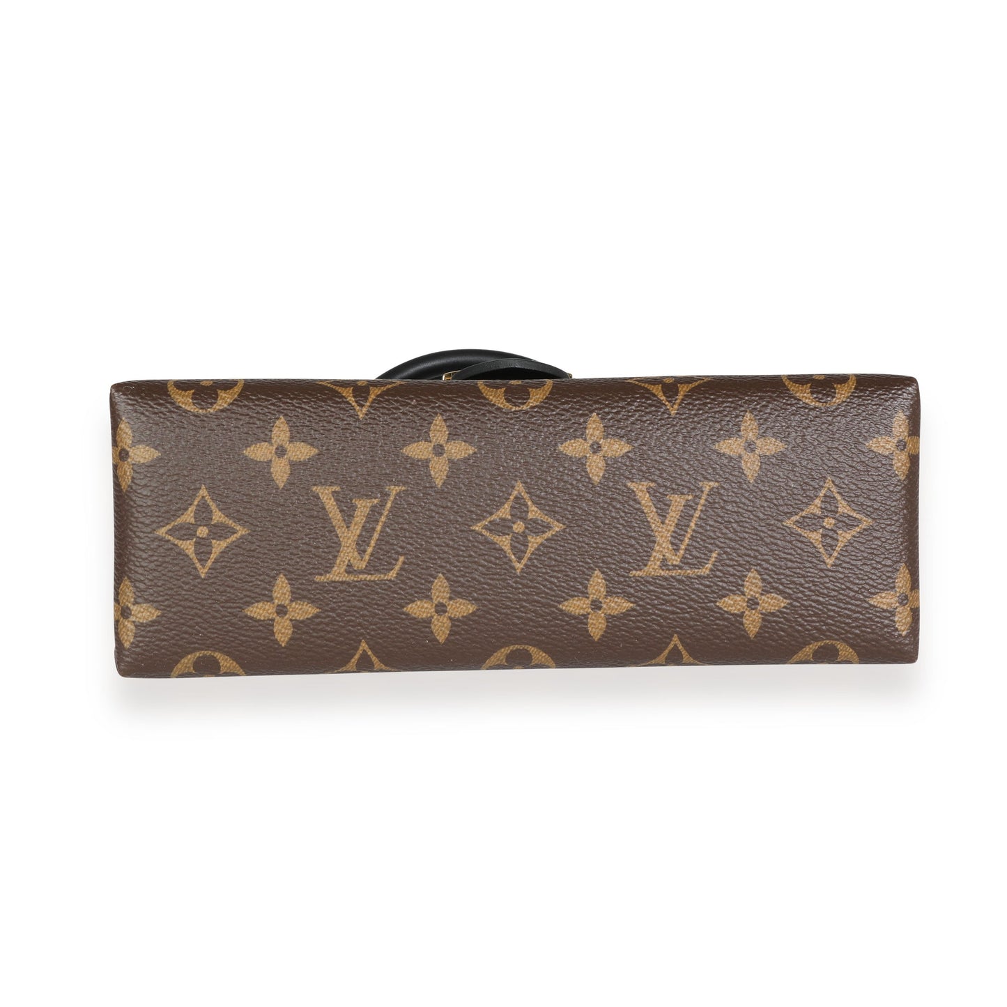 Louis Vuitton Louis Vuitton Black Leather & Monogram Canvas Locky BB