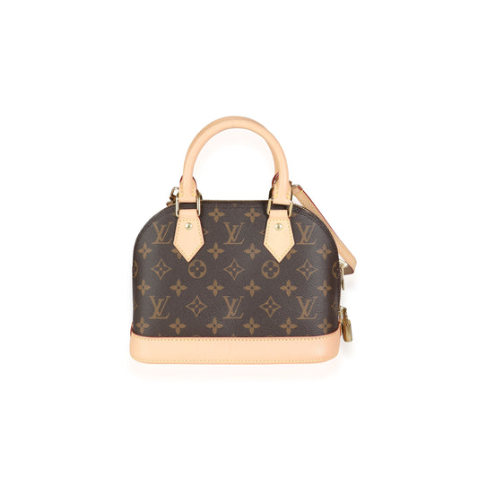 Louis Vuitton Louis Vuitton Brown Monogram Canvas Alma BB