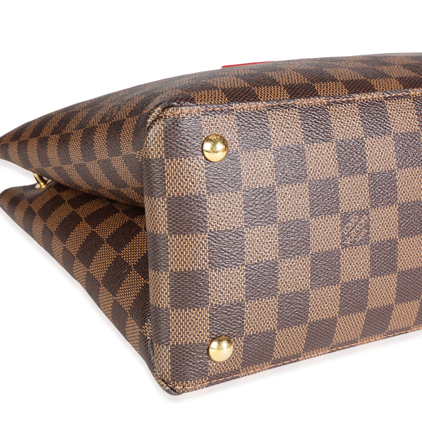 Louis Vuitton Louis Vuitton Lie de Vin Taurillon Leather & Damier Ebene Canvas LV Riverside To