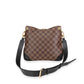 Louis Vuitton Louis Vuitton Damier Ebene & Black Leather Odeon PM