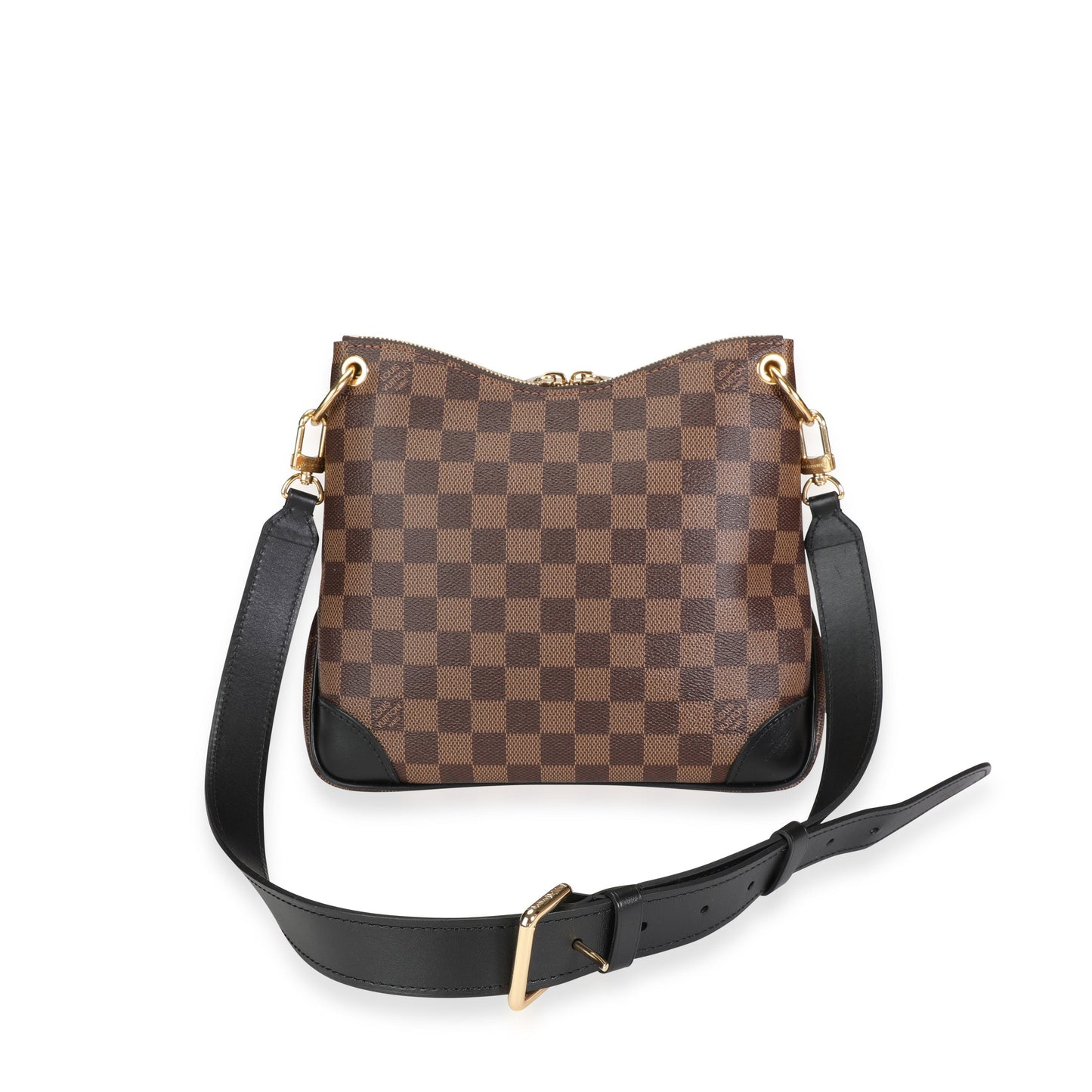 Louis Vuitton Louis Vuitton Damier Ebene & Black Leather Odeon PM