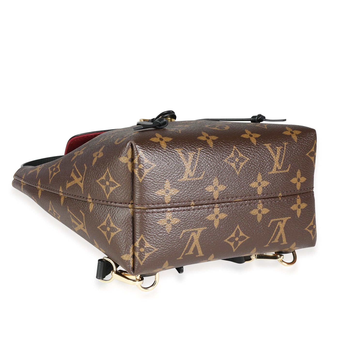 Louis Vuitton Louis Vuitton Monogram Canvas & Black Cowhide Montsouris BB