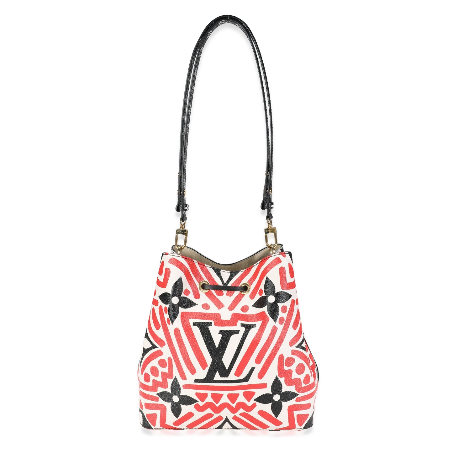 Louis Vuitton Louis Vuitton Cream & Red Monogram Giant LV Crafty NéoNoé MM