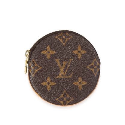 Louis Vuitton Louis Vuitton Monogram Canvas Round Coin Purse
