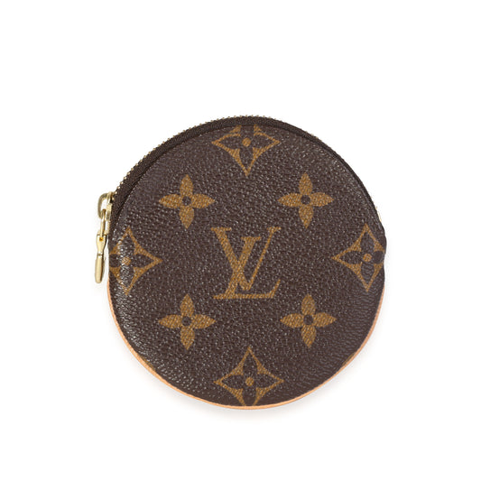 Louis Vuitton Louis Vuitton Monogram Canvas Round Coin Purse