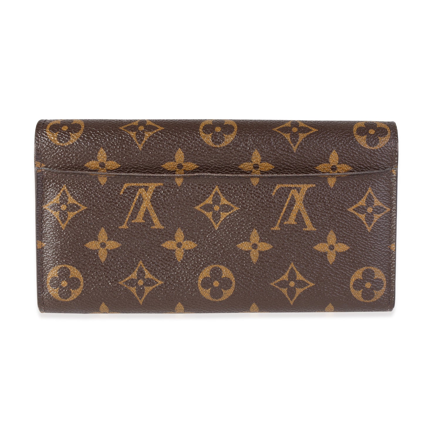 Louis Vuitton Louis Vuitton Monogram Canvas & Brown Leather Sarah Wallet