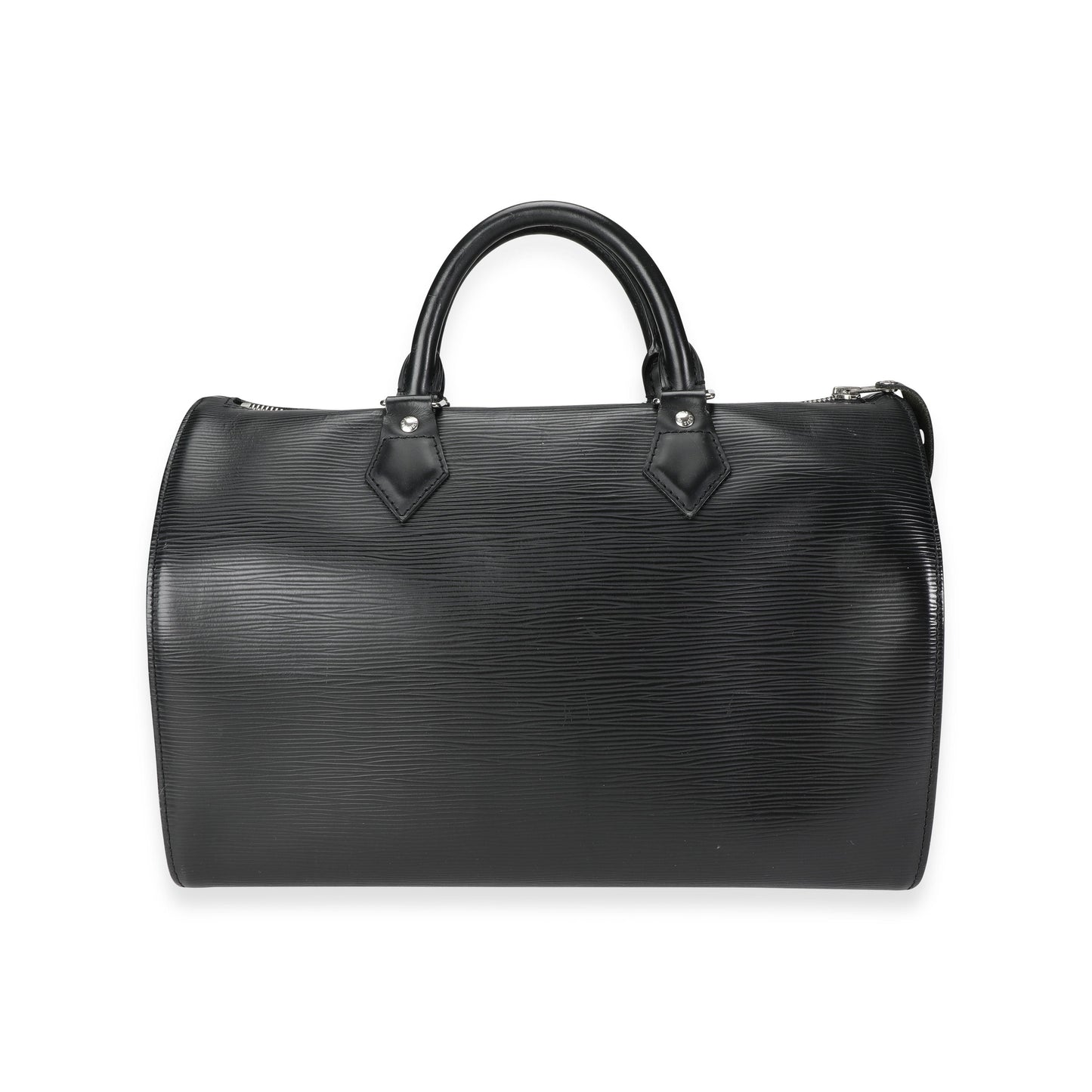 Louis Vuitton Louis Vuitton Black Epi Leather Speedy 35