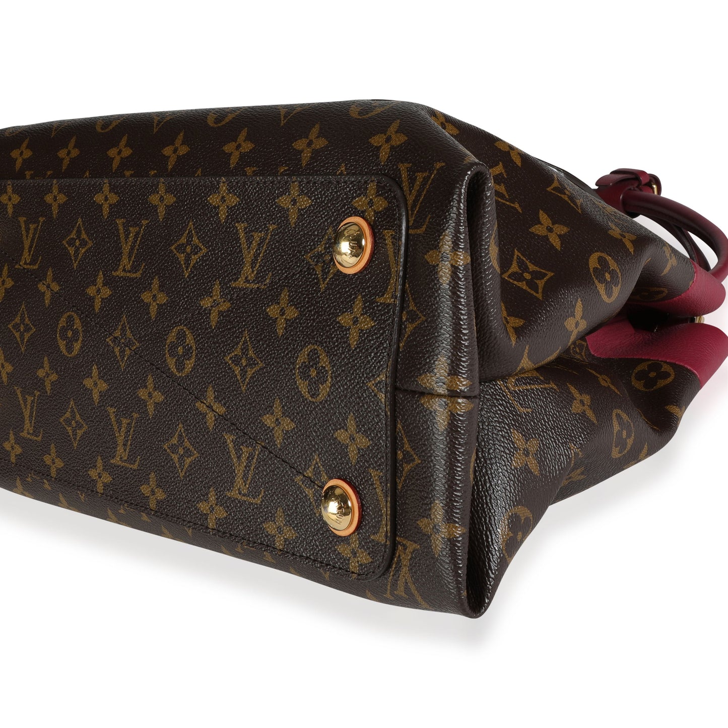 Louis Vuitton Louis Vuitton Aurore Calf Leather & Monogram Canvas Olympe Shoulder Bag