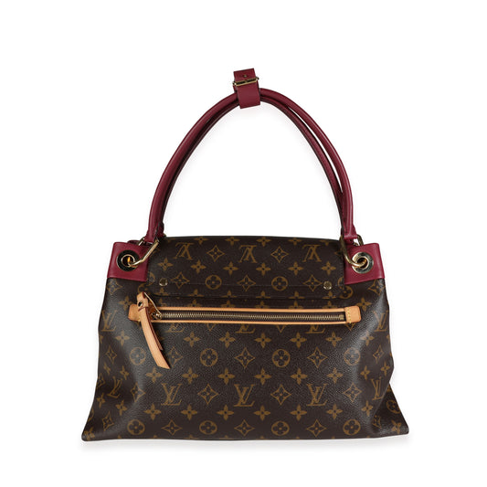 Louis Vuitton Louis Vuitton Aurore Calf Leather & Monogram Canvas Olympe Shoulder Bag