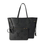Louis Vuitton Louis Vuitton Black  Monogram Empreinte Giant Neverfull MM