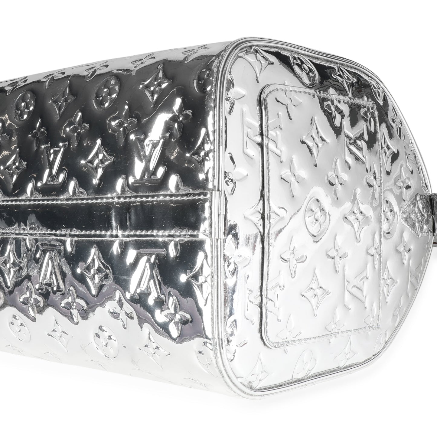 Louis Vuitton Louis Vuitton Limited Edition Silver Monogram Miroir Speedy 35
